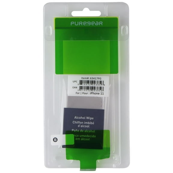 PureGear Tempered Glass Screen Protector for iPhone 11 - Clear (BULK)