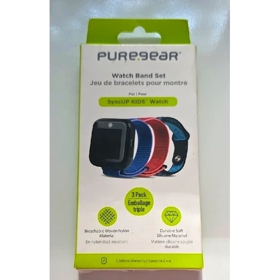 PureGear Watch Band Set for SyncUP Kids Watch - 3 Pack (64697PG)
