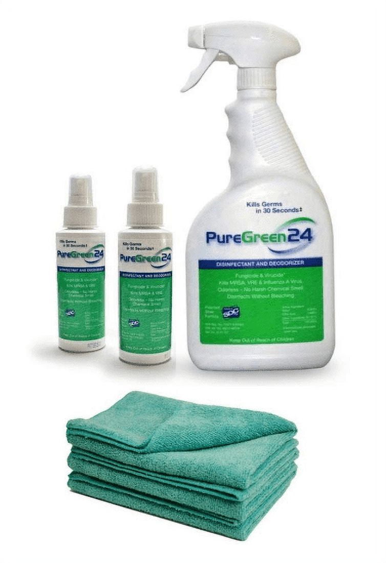 PureGreen24 Disinfectant, Kills Deadly Germs Without The use of Toxic