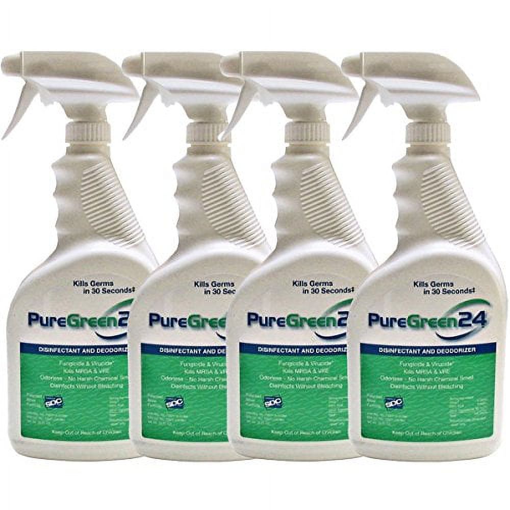 PureGreen24 Safe & Effective Disinfectant, Kills Deadly Germs Including