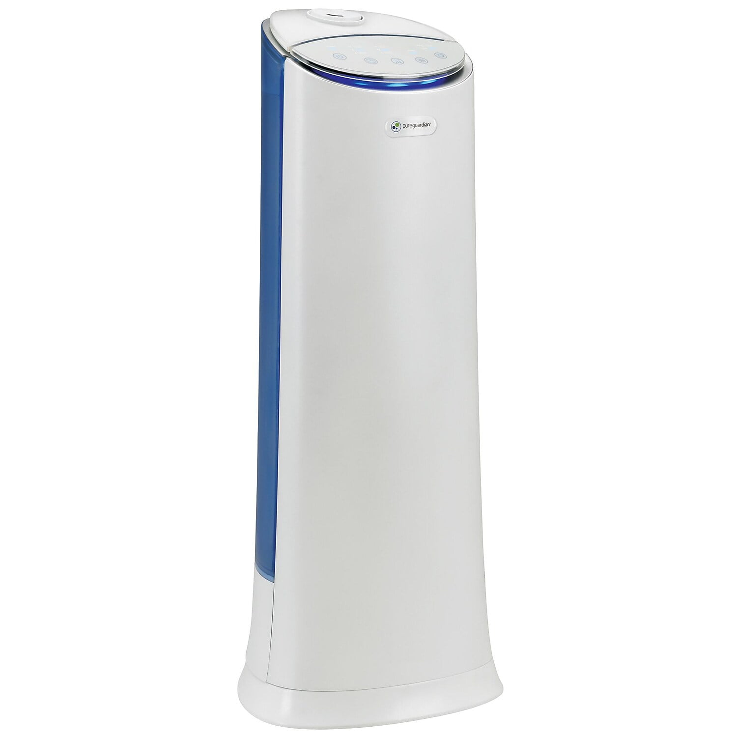 Crystal White Ultrasonic Dual Mist Tower Humidifier with Aroma Tray
