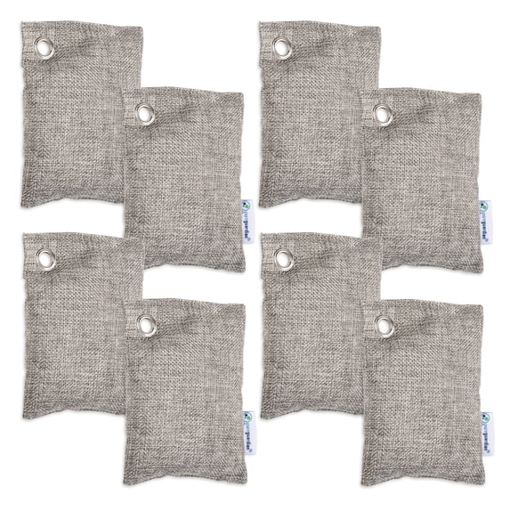 PureGuardian 100g Bamboo Charcoal Air Purifying Bag with Odor Control, 8-Pack, CB1008PK, Unscented