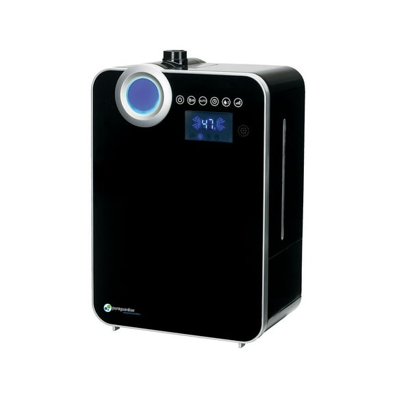 PureGuardian 2-Gallon 120-Hour Ultrasonic Warm and Cool Mist Humidifier, 500 Sq. ft, Black, H8000B