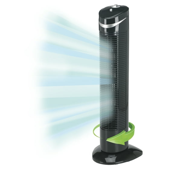 PureGuardian 29" Oscillating 3-Speed Space-Saving Tower Fan, TF2113B, New