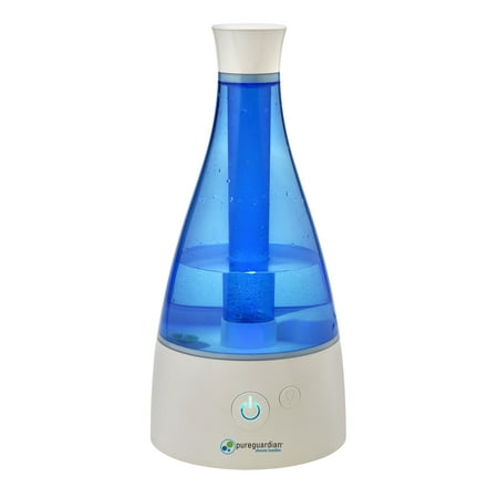 PureGuardian - H940/H940AR 30-Hour Ultrasonic Cool Mist Humidifier .5-Gallon - Blue/White