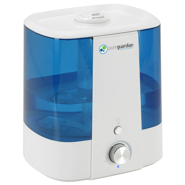 PureGuardian 90-Hour, 1.5 Gallon Cool Mist Ultrasonic Humidifier with Aroma Tray, H1175WCA