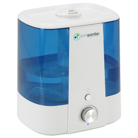 PureGuardian - 1.5 Gal. Ultrasonic Cool Mist Humidifier - Blue/white