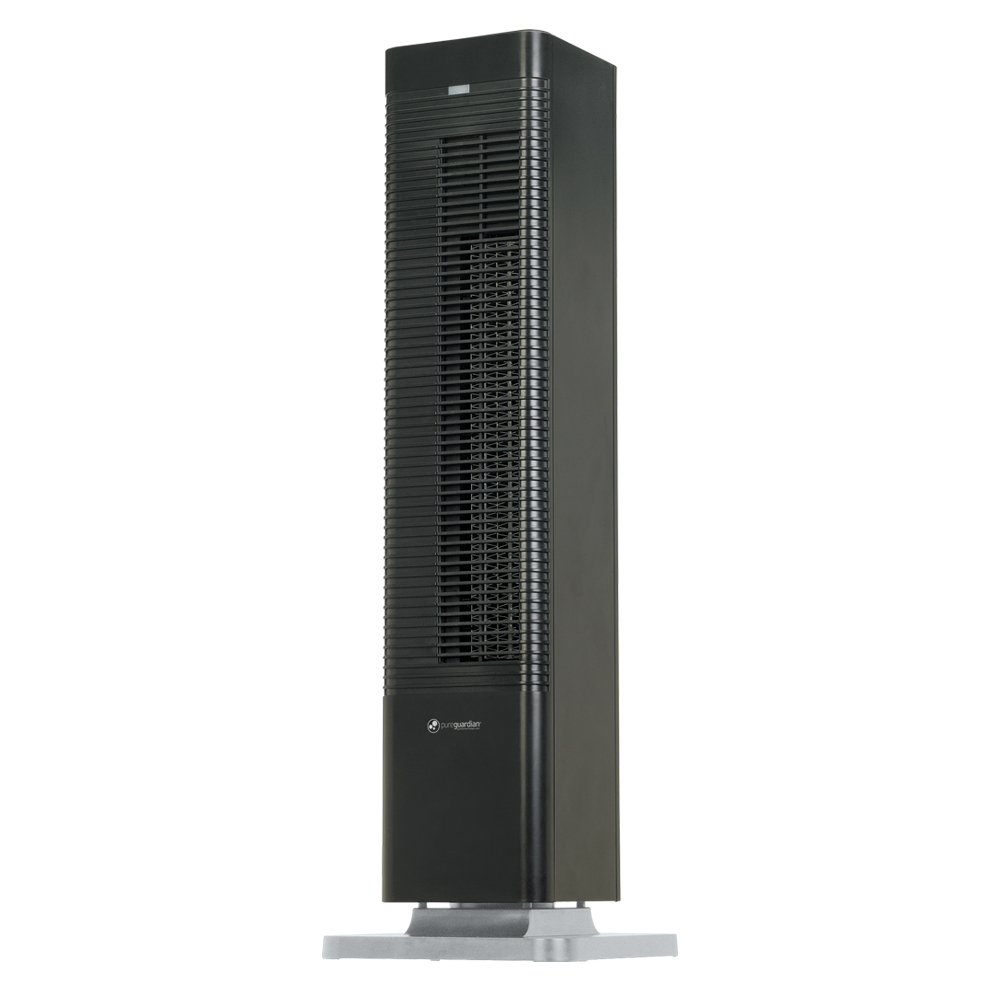 PureGuardian Heater and Fan, Oscillating Tower 27-inch with Remote Control, HTR410B, New - image 1 of 5