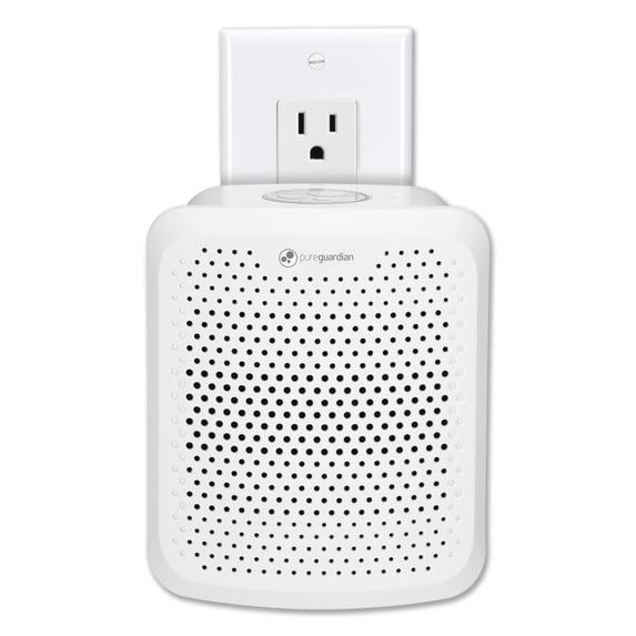PureGuardian Pluggable Air Purifier with Nightlight, White, AP201W