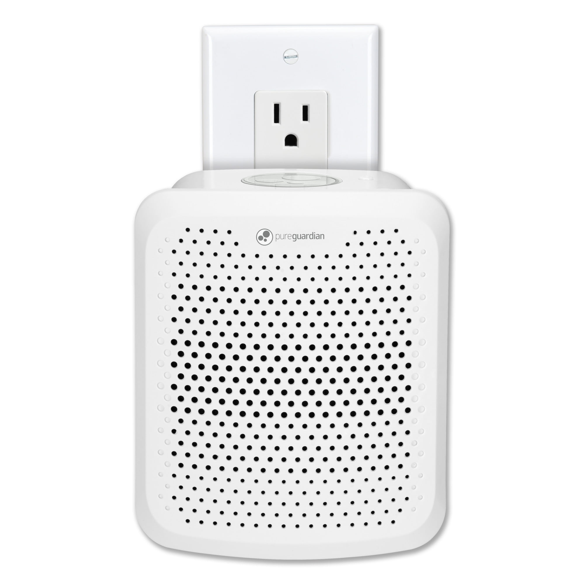 PureGuardian Pluggable Air Purifier with Allergen Filter and Nightlight, White, AP201W