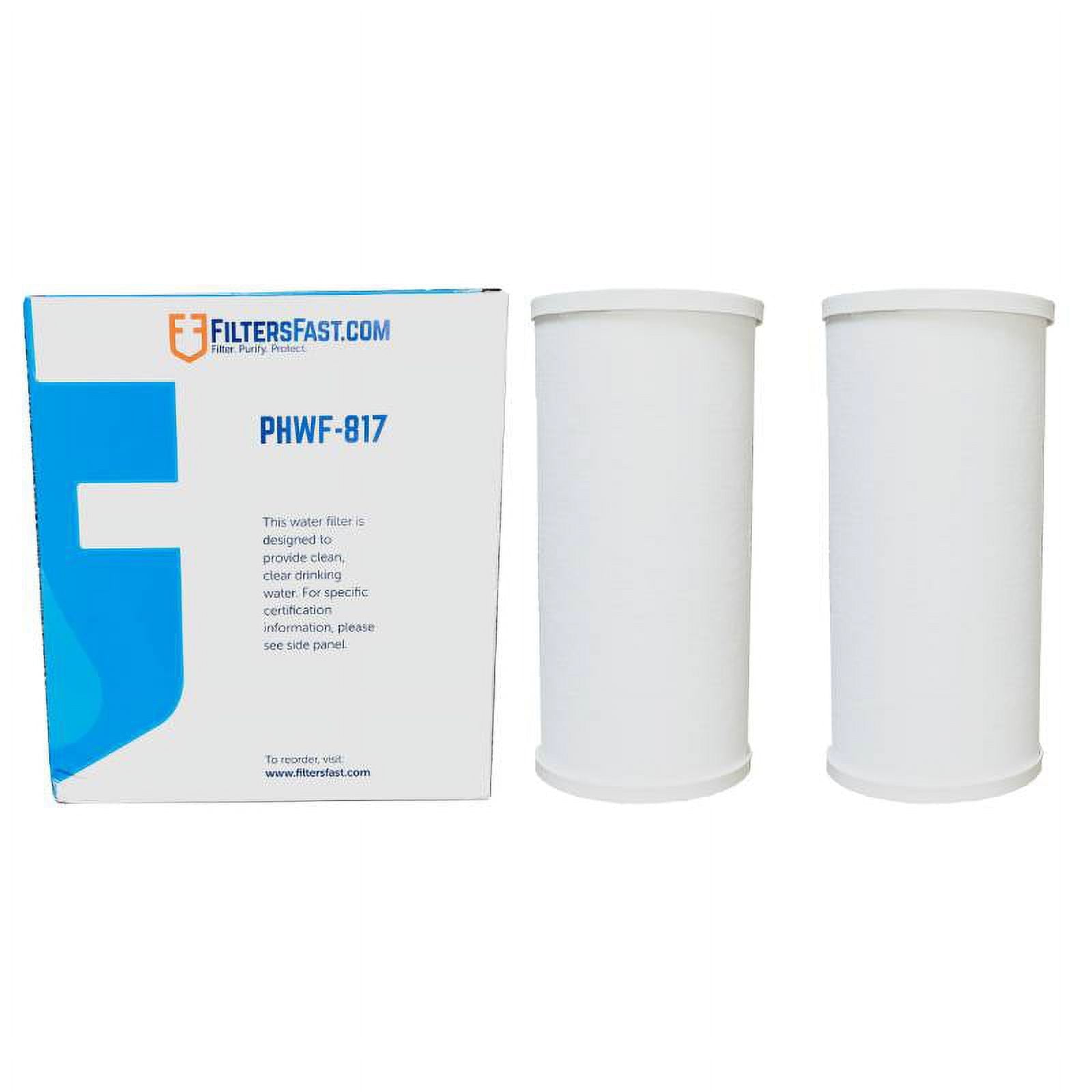 PHWF-817 White Carbon Water Filter Cartridge 2-Pack