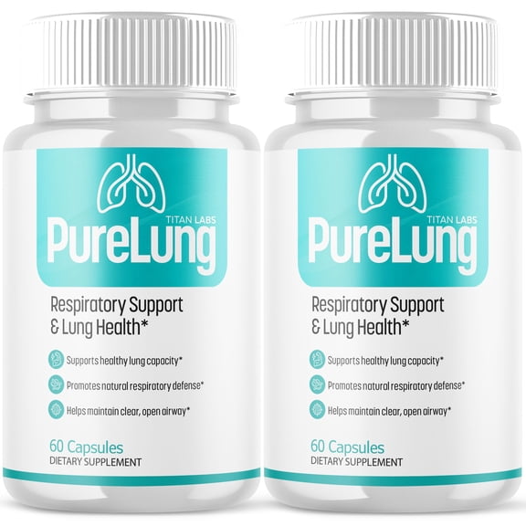 PureLung Advanced Lung Health and Respiration Support Formula Pure Lung 120 Capsules