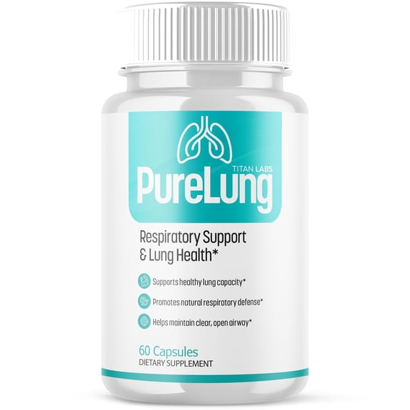 PureLung Advanced Lung Health and Respiration Support Formula Pure Lung 60 Capsules