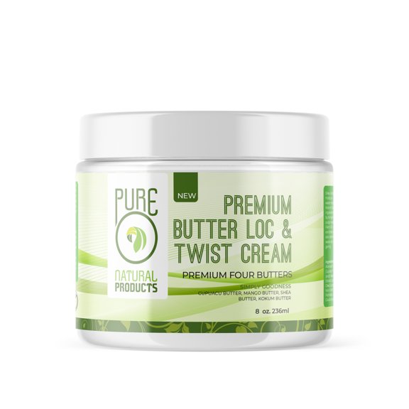 PureO Natural Premium Butter Loc Twist Cream - 8 oz