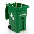 thumbnail image 1 of PurePix Mini Trash Bin with Lid – Small Desk Trash Can for Toothpicks, Office, Home & Car – Green, 1 of 7