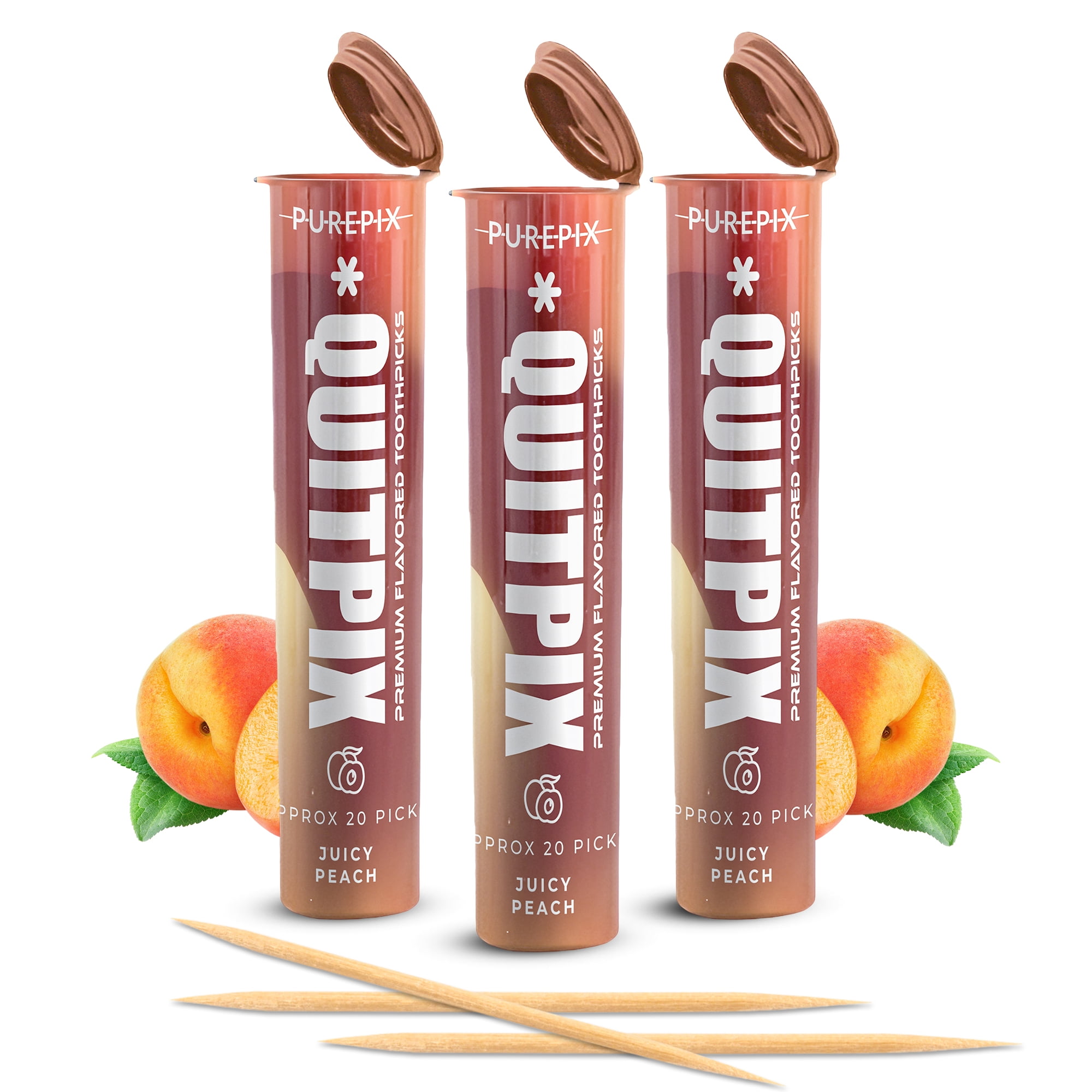 PurePix Premium Flavored Toothpick Extra Thick Boosting Flavored