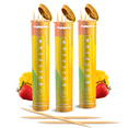 thumbnail image 1 of QuitPix to Help Quit Smoking Extra Thick Boosting Flavored Toothpicks with NAC & L-Theanine – That can Help Quit Smoking - Oral Fixation - Nicotine Free(Mango Strawberry 3 Pack), 1 of 7