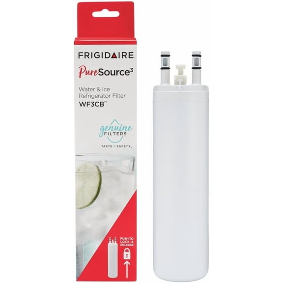 PureSource 3 WF3CB Water Filter for Frigidaire Refrigerators, Replacement Cartridge 706465, 1Pack, Sealed New