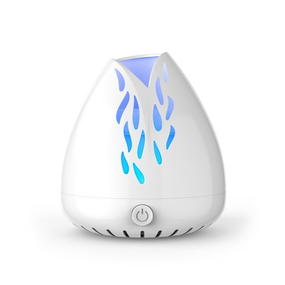 PureSpa Breeze USB Essential Oil Diffuser — Compact Air Freshener Eliminates Smoke, Pet Odors & More in Your Personal Space — Ideal Size for Desktops, NIghtstands, and Travel