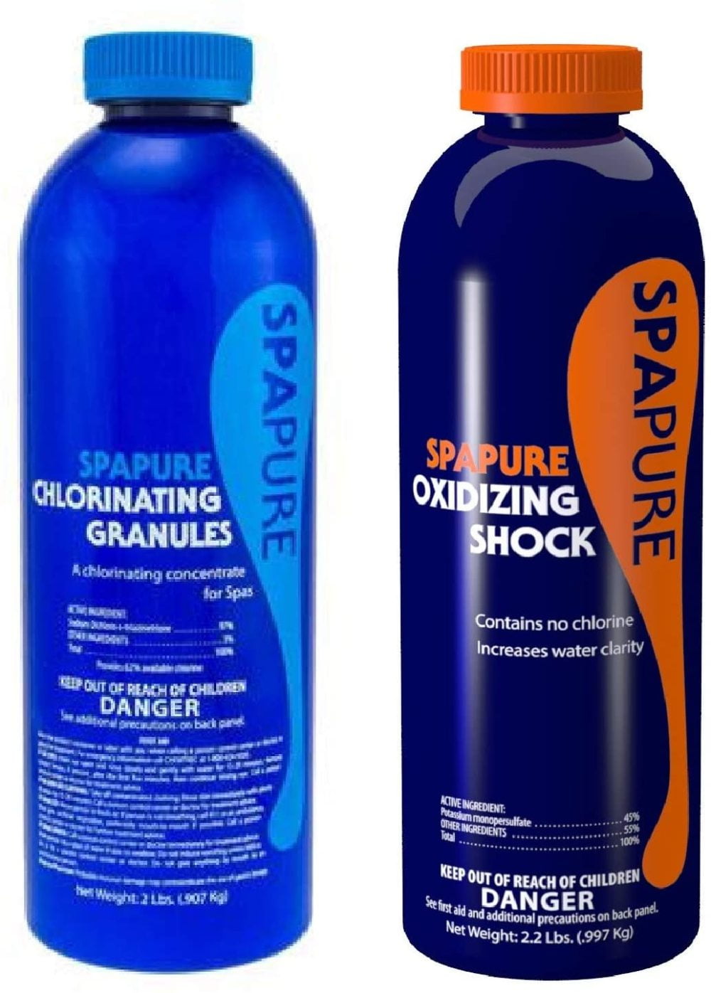 SpaPure Chlorinating Granules and Oxidizing Shock Set