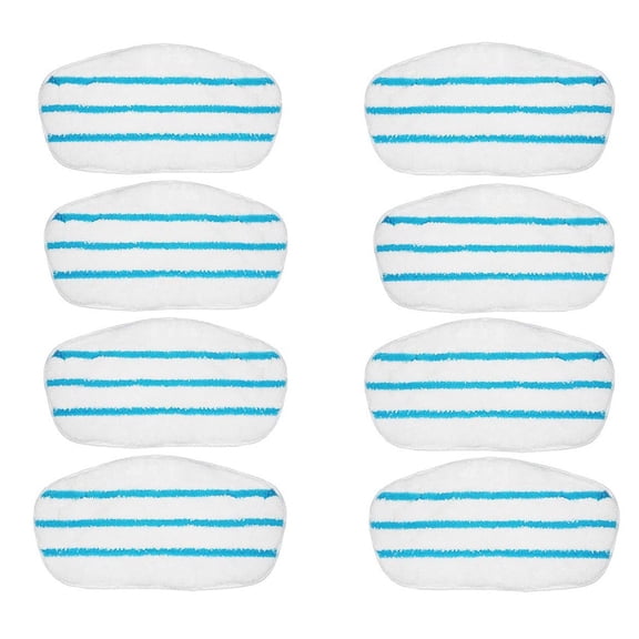 PureSteam Microfiber Steam Mop Pads for PureSteam ThermaPro 211 (8 Pack)