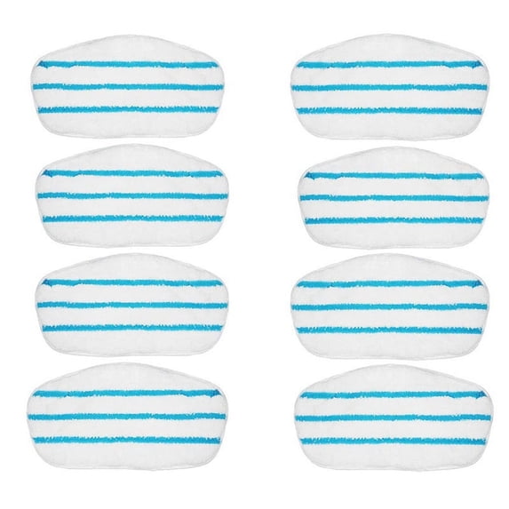 PureSteam Microfiber Steam Mop Pads for PureSteam ThermaPro 211 (8 Pack)