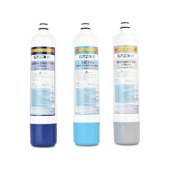 PureT EZ-SLIM-SET3 Pre Filter Set for E3RO550EZ Reverse Osmosis System