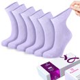 thumbnail image 1 of PureTwine Diabetic Socks for Women 4-6-8 Pair Neuropathy Ankle Socks for Ladies Super Soft Thin Bamboo Viscose Material Durable with Seamless Toe and Non-Binding Loose&nbsp;Top&nbsp;4&nbsp;Seasons, 1 of 7