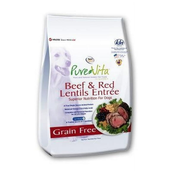 NutriSource Grain Free Beef & Red Lentils Entree Dog Food 25 lb