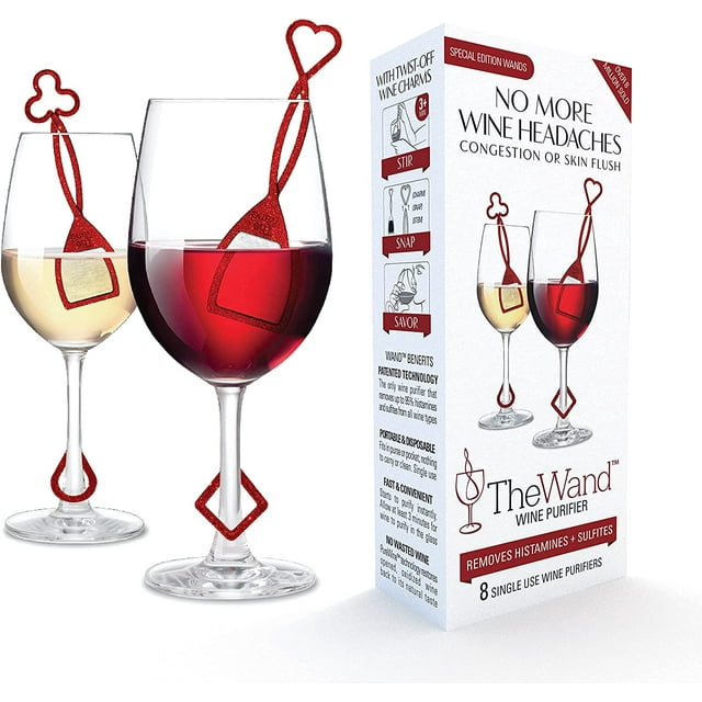 PureWine Red Wand Technology Histamine and Sulfite Filter, Purifier