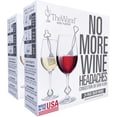 thumbnail image 1 of PureWine The Wand Wine Purifier - Red & White Wine Filters for Histamines & Sulfites, Sulfite Remover Sticks, Helps Allergies & Headaches, Gift Accessories for Women & Men - 48 Wands, Silver, 1 of 9