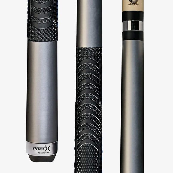 PureX Technology Pool Cue with Low Deflection Shaft, Kamui Black Tip, Mz Multi-Zone Grip, Adjustable weight, & Turbo Lock Quick Release Joint Model: HXTC14 - 20oz
