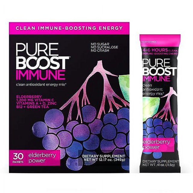Pureboost Immune Clean Energy Drink Mix Immunity Supplement with