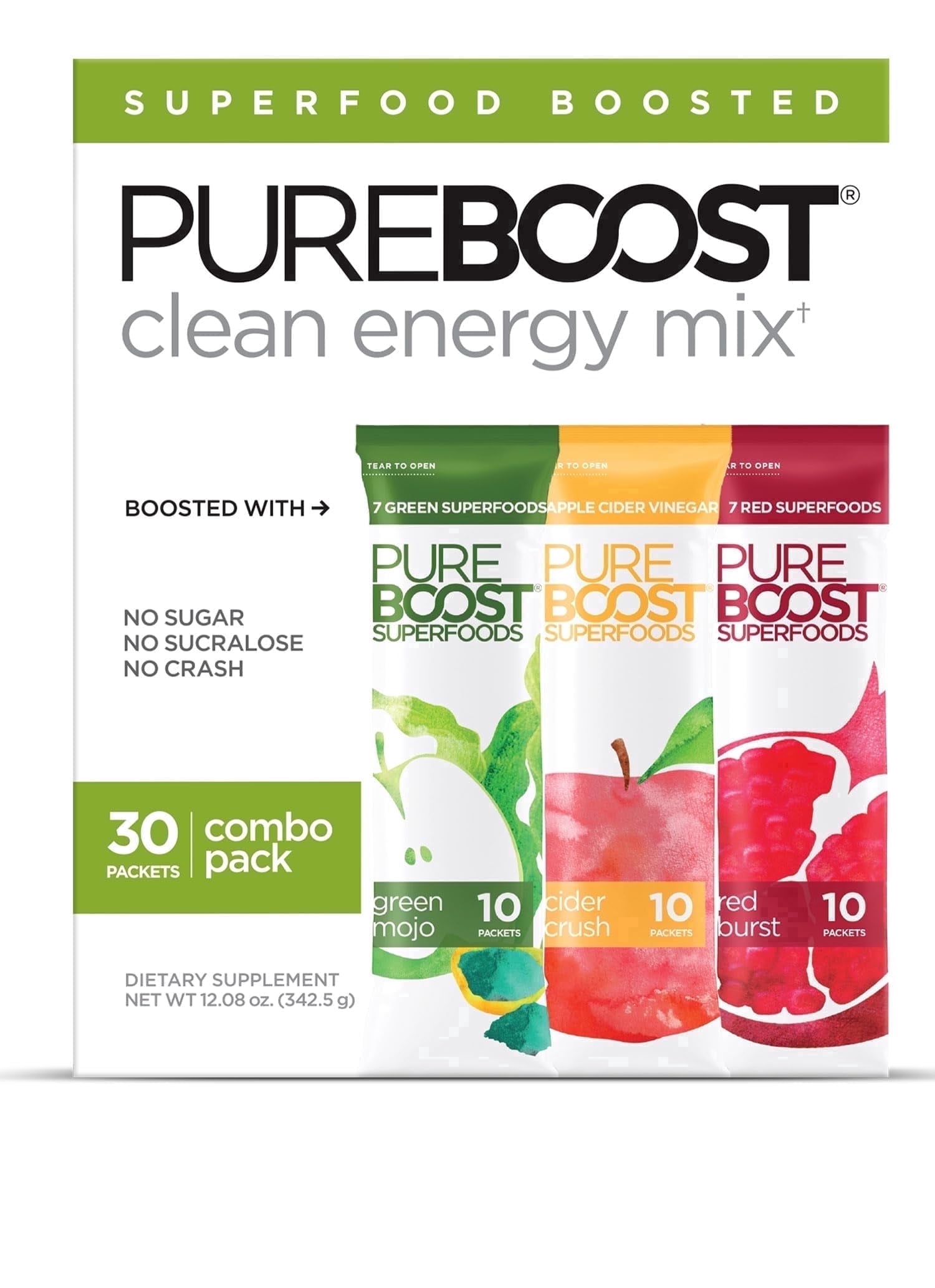 pure boost box Amazon.com: Pureboost Sugar-Free Clean Energy Booster, Berry Boost 30  Count, Refreshing Energy Drink Mix with B12 Vitamins, Electrolytes,  Antioxidants, No Sucralose : Grocery & Gourmet Food