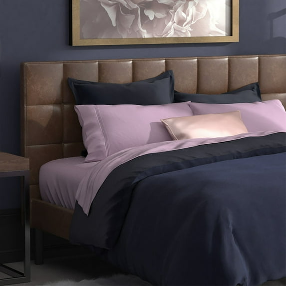 Purecare Bamboo Rayon Lilac Bed Sheets In Split King