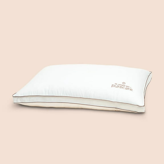 Purecare Dr. Weil Chambered Goose Feather Down Pillow In Size King