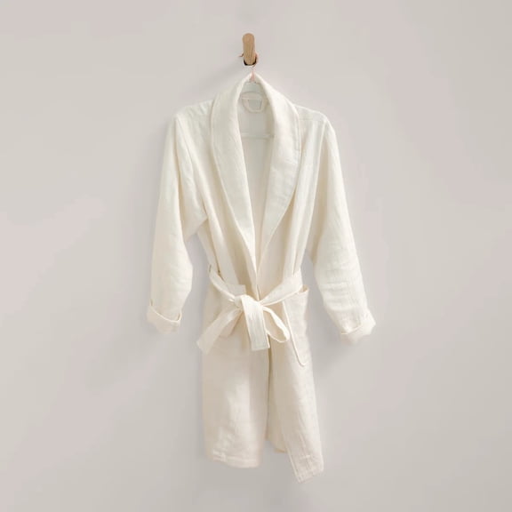 Purecare Dr. Weil Featherweight Robe Ecru In Size Large-X-Large