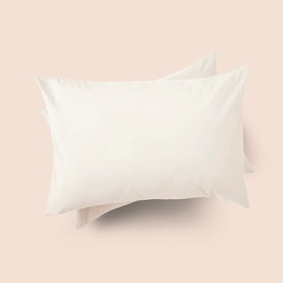Purecare Dr. Weil Garment Washed Percale Pillow Shams Ecru In Size Queen
