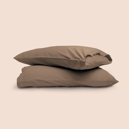 Purecare Dr. Weil Garment Washed Percale Sheets Desert Sand In Size Cal King