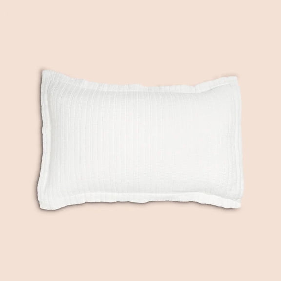 Purecare Dr. Weil Ridgeback Cotton Zippered Closure Pillow Sham In Size Queen
