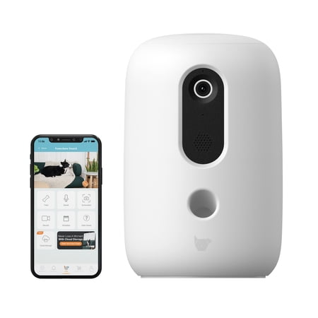 Instachew Purechew Snack App Enabled Automatic Treat Dispenser for Cats and Dogs W/ HD Camera