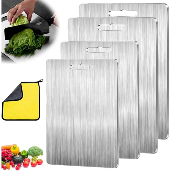 Purecut Titanium Cutting Boards, Pure Cut Titanium Cutting Board, Purecut Titanpro Cutting Board, Purecutco Titanium Cutting Board, Titanpro Cutting Board Set Double-Sided Available (11.8 * 7.9 in)
