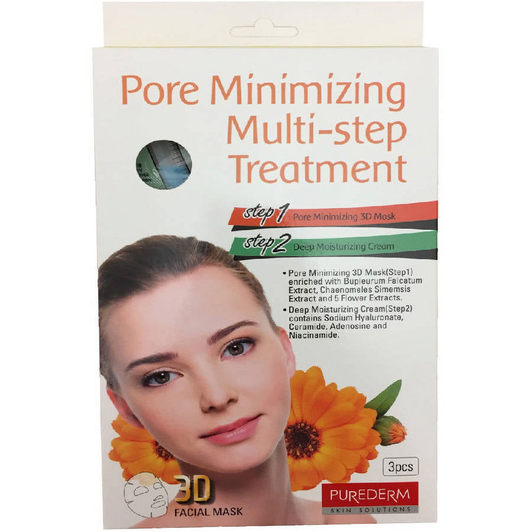 Purederm Pore Minimizing MultiStep Treatment, 3 count
