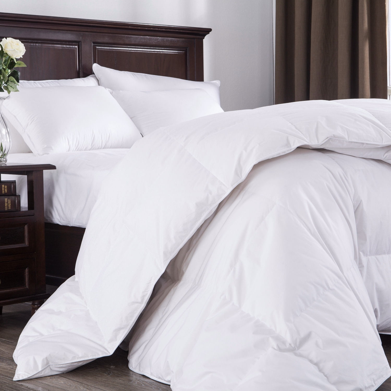 Puredown 800 Fill Power White Goose Down Comforter, 700 Thread Count