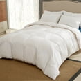 thumbnail image 1 of Puredown All Season White Goose Down Fiber Gusseted Comforter, Full/Queen, 1 of 8