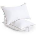 thumbnail image 1 of Puredown Bed Pillows, Hotel Pillows Queen Size Set of 2, Soft Down Alternative Pillow for Side Sleepers, Back or Stomach Sleepers, 1 of 7