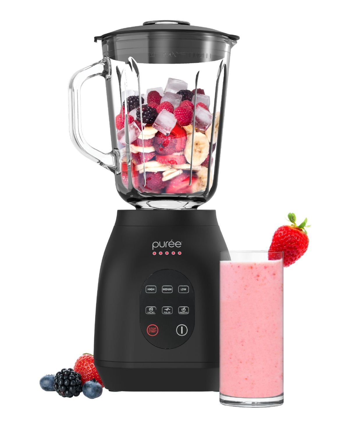 Puree 1.5 Liter LED Touchscreen Blender - Walmart.com