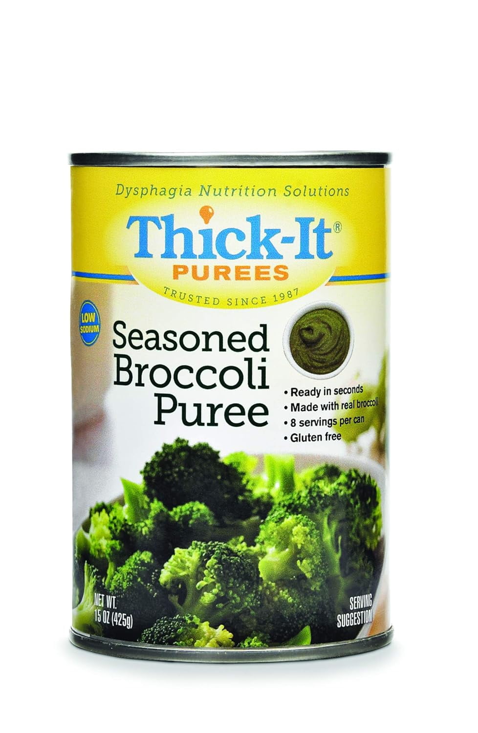 Puree 15 Oz. Can Broccoli Ready to Use Puree Case of 12