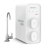 Mizudo Pureflo 8-Stage Under Sink Tankless Reverse Osmosis Water Filtration System 400 GPD with Faucet, NSF Certified