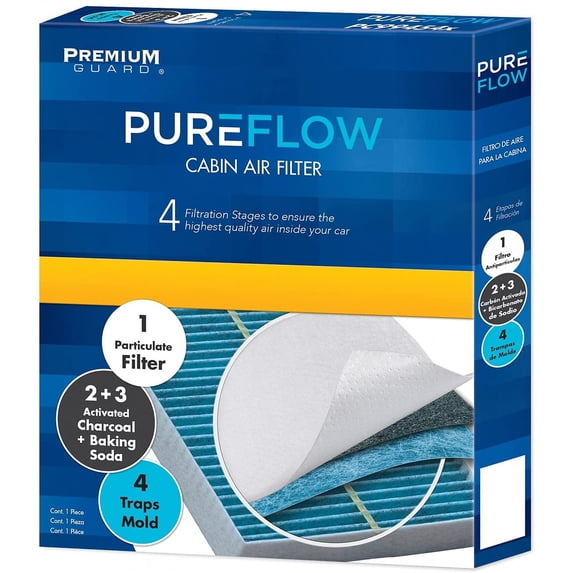 Pureflow Cabin Air Filter PC8188X | Fits 2004-06 Scion xA, xB, 2005-10 tC, 2000-05 Toyota Echo, RAV4, 2004-05 Yaris
